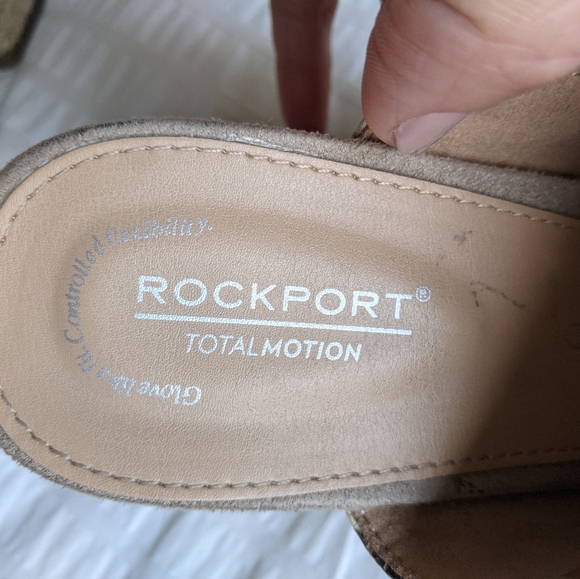 Chunky Heel Leather Snakeskin Mules Sandals - Picture 6 of 7